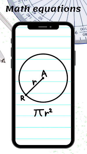 Math equations of shapes Screenshot 1