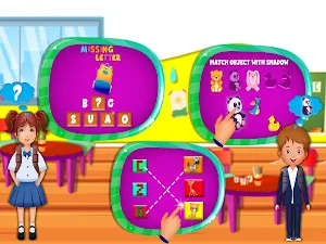 Kindergarten High School Game: Classroom Fun Screenshot 2