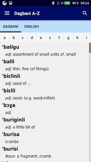 Dagbani dictionary Screenshot 0
