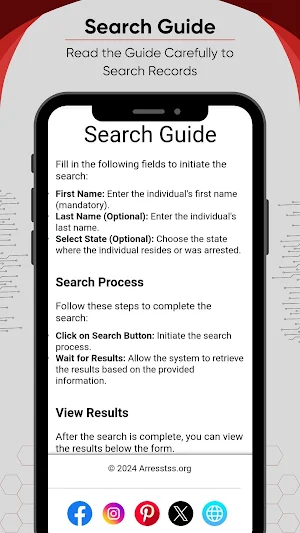Arrest Records Public Search Screenshot 1