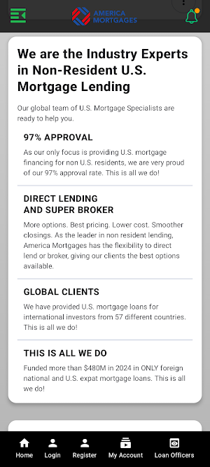 America Mortgages Screenshot 2