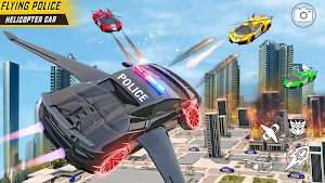 Police Helicopter Car Games Screenshot 3