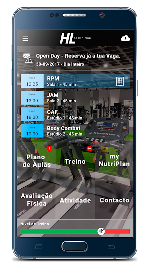 HL Health Club Screenshot 2