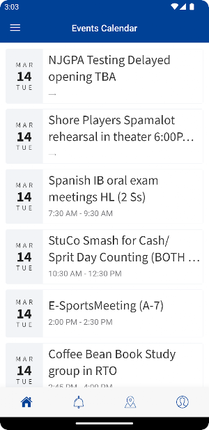 Shore Regional High School Screenshot 1