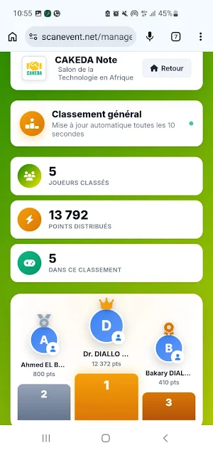ScanEvent Screenshot 2