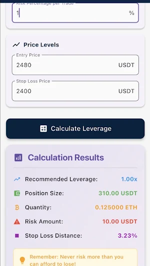 Crypto Tools: Lots Size Screenshot 2