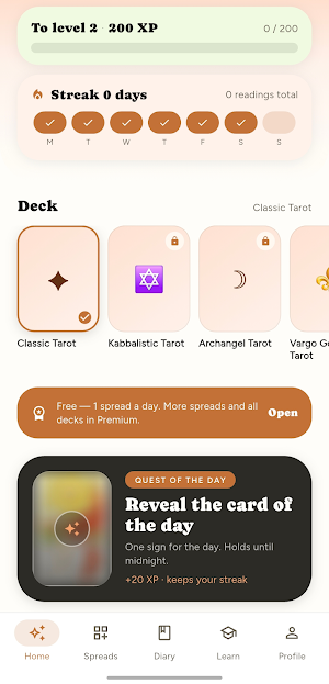 iZZi Tarot Screenshot 2