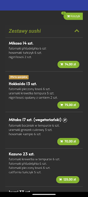 Zielonka Sushi Bar Screenshot 0