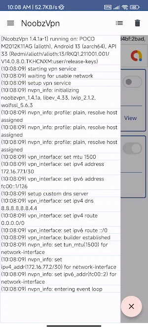 NoobzVpn Screenshot 1