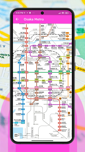 Osaka Subway Map 2024 Screenshot 1
