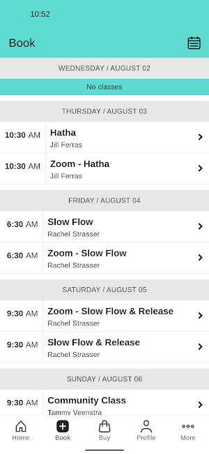 Up Yoga & Wellness Screenshot 1