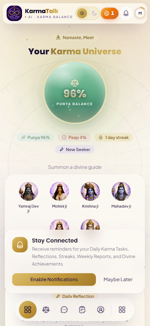 KarmaTalk AI: Life Guide Screenshot 0