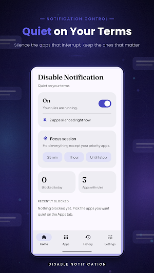 Disable Notification Screenshot 0