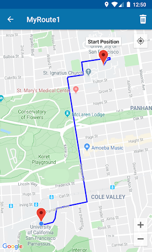 Route Recorder Screenshot 2