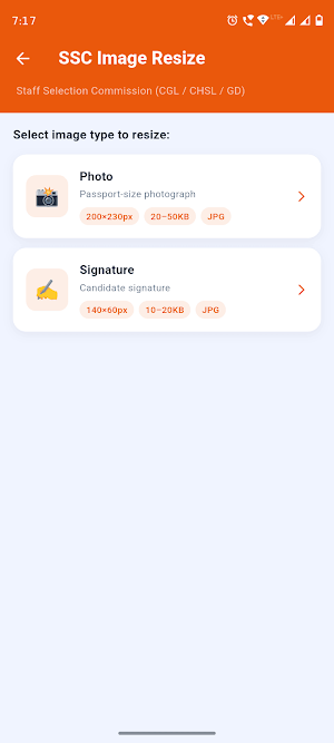 FormFit Photo Resize Screenshot 3