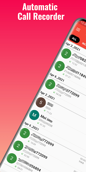 call recorder auto call record 2021 Screenshot 0