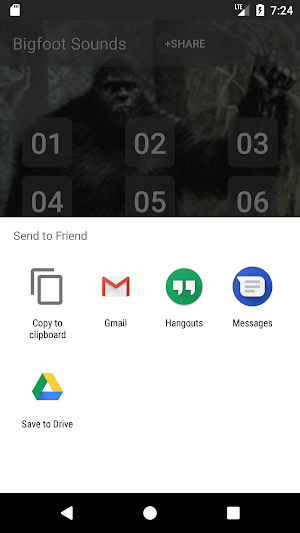 Bigfoot Sounds Screenshot 2