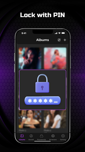 Private Photo Locker with Pin Screenshot 1