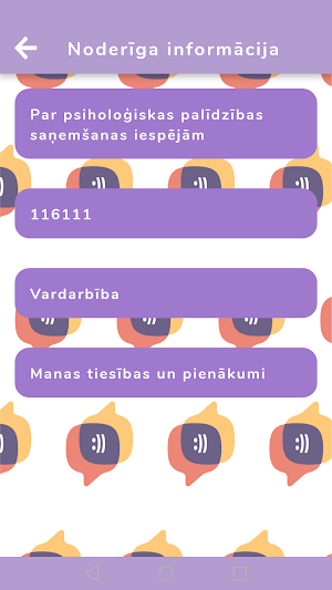 Uzticības tālrunis Screenshot 3