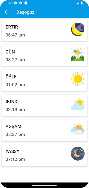 Namaz Wagty Turkmenistan Screenshot 3