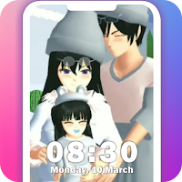 Family Sakura School Wallpaper