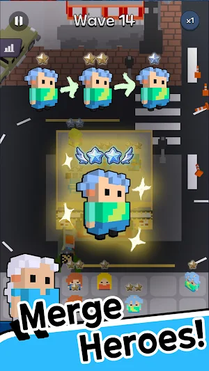 Roof Defense: Merge & Survive Screenshot 1