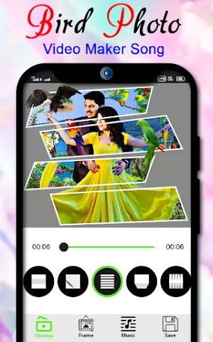 Bird photo video maker song Screenshot 3