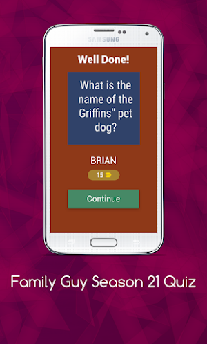 Family Guy Season 21 Quiz Screenshot 1