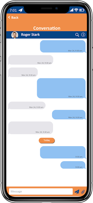 JRS Medical Messaging Screenshot 3