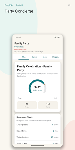 PartyPilot Screenshot 0