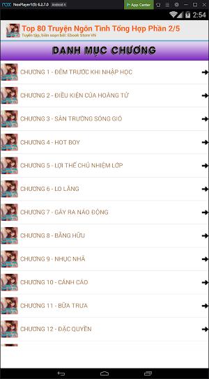 Top 80 Truyện Ngôn Tình Tổng Hợp 2/5 Screenshot 3
