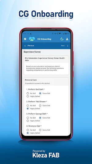 Caregiver Onboarding Screenshot 3