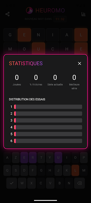 heuromo - un mot, une heure ! Screenshot 1