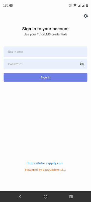 Tutor LMS Mobile Screenshot 0