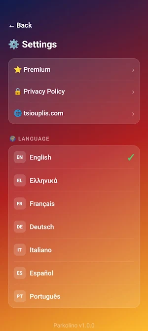 Parkolino Screenshot 3