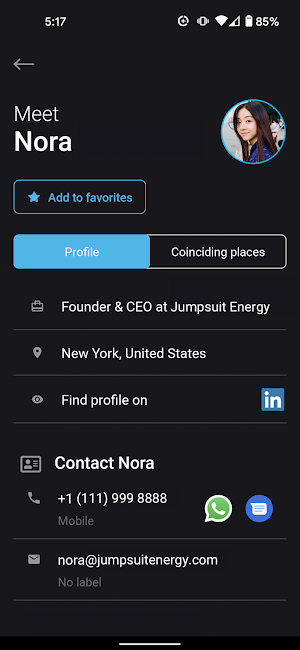 apreet β – Meet Contacts Screenshot 2