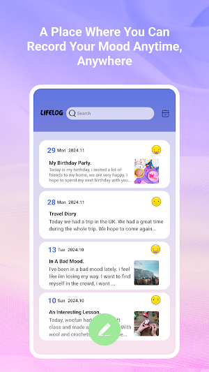 LifeLog Screenshot 0