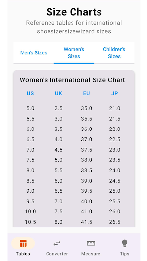 Shoe Sizer: Size Wizard Screenshot 0