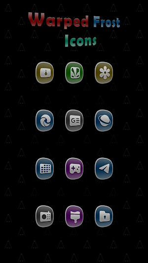 Warped Frost Colors Icons Screenshot 2