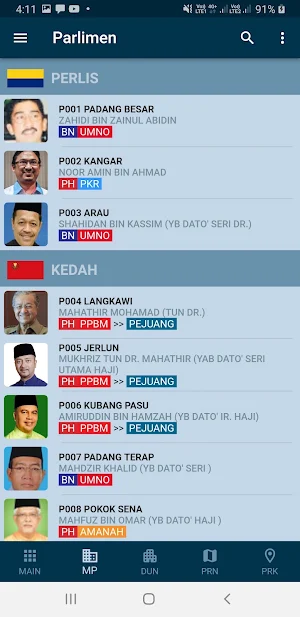 PRU Undi Malaysia Screenshot 1