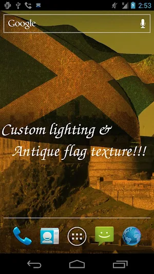 Scotland Flag Live Wallpaper Screenshot 3