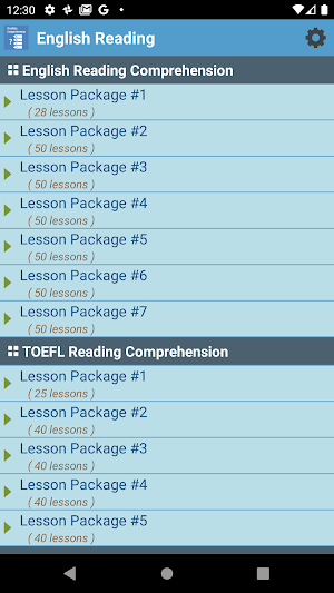 English Reading Comprehension Screenshot 0