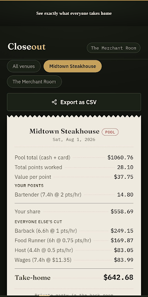 Closeout Screenshot 3