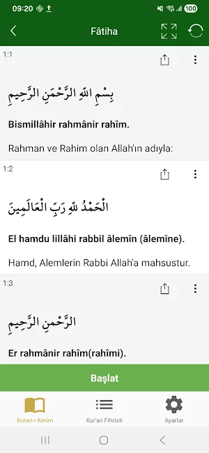 Kur'an-ı Kerim: Meal ve Tefsir Screenshot 1