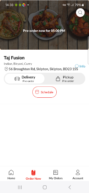 Taj Fusion Screenshot 2