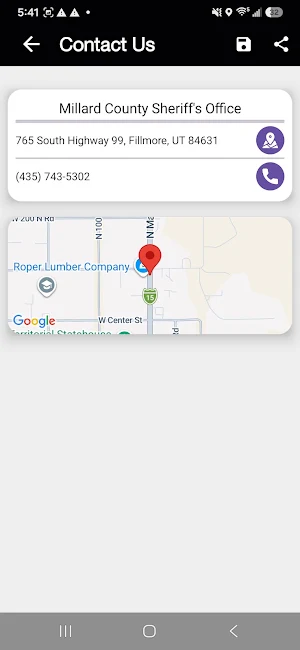 Millard County Sheriff, UT Screenshot 1