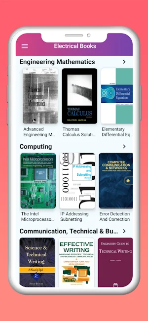 Electrical Engineering Books Screenshot 3