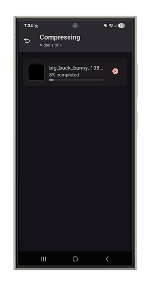 Video Compressor - Reduce Size Screenshot 1