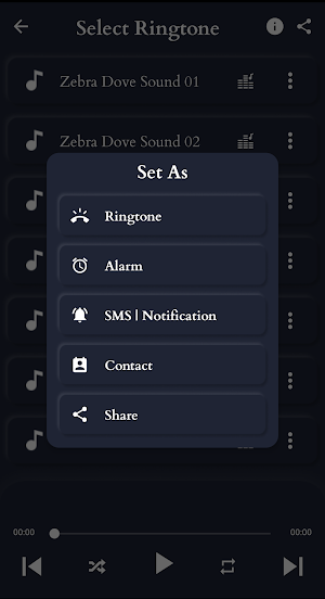 Zebra Dove Sounds Screenshot 3