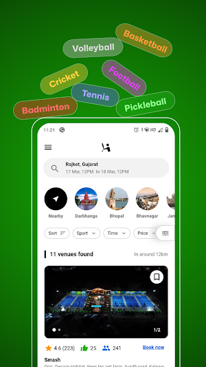 Bookforsport Screenshot 1